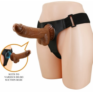 Pretty Love Michael – Ham Ajustabil cu Dildo Realist 20cm Maro Pretty Love Michael – Ham Ajustabil cu Dildo Realist 20cm Maro pe Sexlab.ro