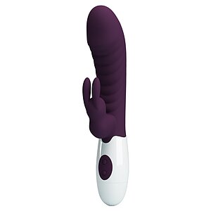 Pretty Love Naughty Bunny II, 30 Moduri, Stimulare Dublă Mov