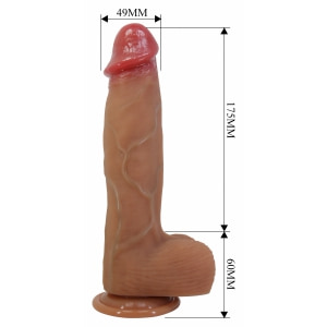 Pretty Love Orton - Dildo Realist Din silicon, Ventuză