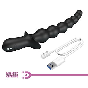 Pretty Love Plug Anal Vibrator 10 Funcții Reîncărcabil Negru