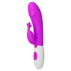 Pretty Love Rasmussen – Rabbit Dual Roz, 7+3 Moduri pe SexLab