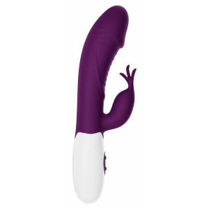 Vibrator Dublu Pentru Punctul G Si Clitoris Vibrator Mov Pentru Stimulare Punct G Si Clitoris