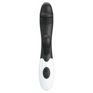 Pretty Love Snappy Black — Iepuraș Dual, 30 Moduri Negru