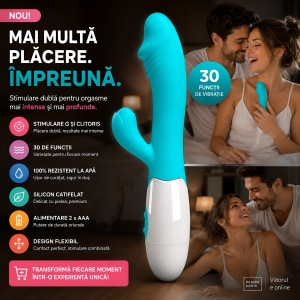Pretty Love Snappy Rabbit Punct G, 30 Funcții Albastru