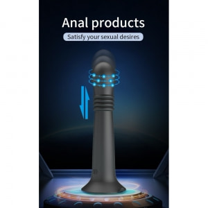 Pretty Love Stellan Vibrator 4 împingeri 4 Rotații Negru