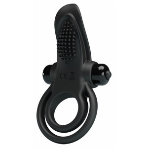 Pretty Love Vibrant Penis Ring Negru pe Sexlab.ro