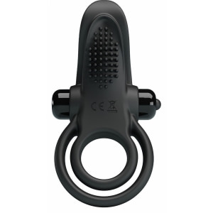Pretty Love Vibrant Penis Ring Negru