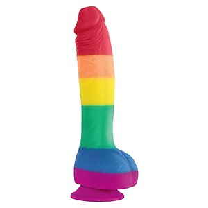 Pride Edition Dildo Rainbow Multicolor pe SexLab