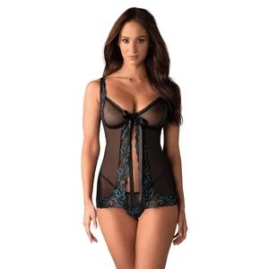 Babydoll Obsessive Chemise Negru pe SexLab