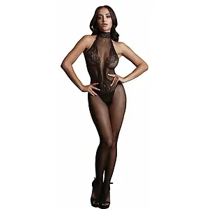 Catsuit Le Desir Kelsey Negru pe SexLab