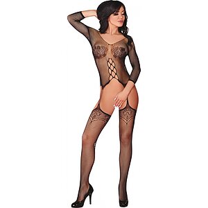 Catsuit LivCo Dalitso Negru pe SexLab