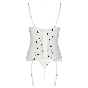 Corset Passion Lovelia Alb L-XL