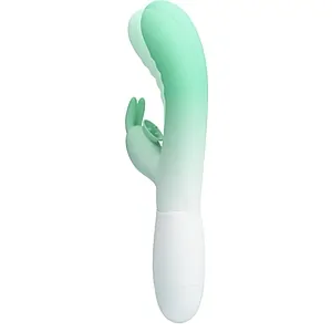 Vibrator Rabbit Silent Operare Discreta Vibrator Rabbit 30 Moduri Verde