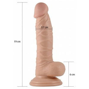 Real Extreme 19cm Cu Ventuză