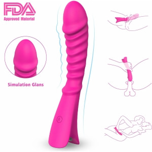 Real Wave Fucsia 9 Moduri Reîncărcabil — Vibrator Punct G Roz