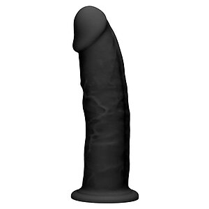 Realrock Din Silicon 19.2cm Negru pe SexLab