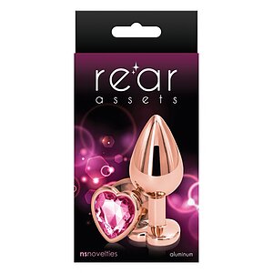 Rear Assets Auriu Heart M Cristale Roz
