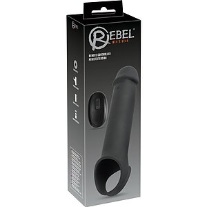 Rebel Extensie +8 cm, 10 Moduri Vibrație, Reîncărcabil Negru