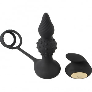 Rebel RC Dop Anal Vibrator cu Inele 10 Moduri Wireless Negru pe Sexlab.ro