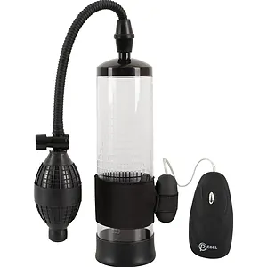 Rebel Set 7-în-1: Pompă Măsurabilă, 20 Moduri Vibrații Negru pe SexLab