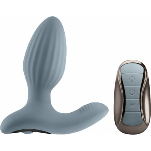 Renegade Summit Gray – Plug Anal Rotativ 3+9, Reîncărcabil Gri pe Sexlab.ro