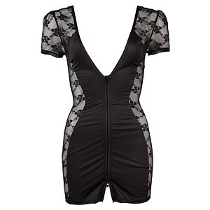 Rochie Cottelli Collection Mini Dress With Zip Negru pe SexLab