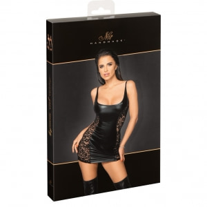 Rochie Noir Handmade F229 Negru L