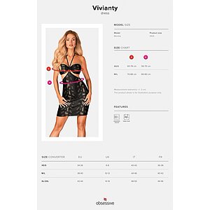 Rochie Obsessive Vivianty Negru M-L