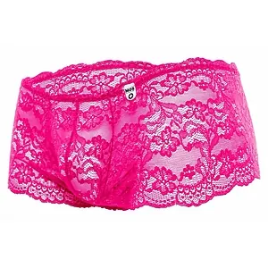 Rose Lace Boy Short Roz pe SexLab