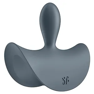 Vibrator Anal Recomandat Pentru Incepatori Explorare Anala Plug Vibrator Compact Discret Culoare Gri