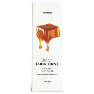 Lubrifiant Pe Baza De Apa Cu Aroma De Caramel 300 Ml Satisfyer Creamy Caramel Lubrifiant Pe Baza De Apa 300 Ml