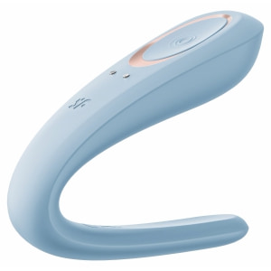 Satisfyer Double Classic Vibrator Cuplu Reîncărcabil Albastru Satisfyer Double Classic Vibrator Cuplu Reîncărcabil Albastru pe Sexlab.ro