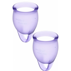 Satisfyer Feel Confident Menstrual Cup Mov Satisfyer Feel Confident Menstrual Cup Mov pe Sexlab.ro