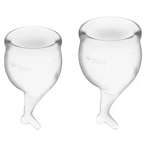 Satisfyer Feel Secure Menstrual Cup Set pe SexLab