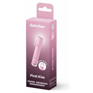 Satisfyer First Kiss – Stimulator cu Membrane Mobilă, 10 Trepte Roz