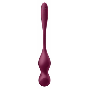 Satisfyer Love Birds Vary Set Kegel Reîncărcabil 3 Greutăți Vișiniu