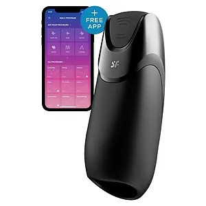 Satisfyer Men Vibration+ Negru pe SexLab