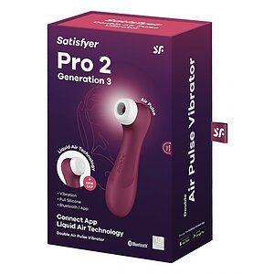 Satisfyer Pro 2 Generation 3 Air Pulse Roșu