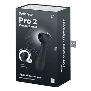 Satisfyer Pro 2 Generation 3 With Liquid Air Dark Grey Negru