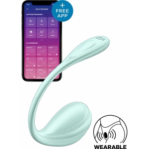 Satisfyer Smooth Petal Connect 12 Moduri App Control Verde pe Sexlab.ro