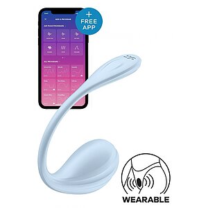 Satisfyer Smooth Petal Connect Vibrator Purtabil 12 Moduri Albastru Satisfyer Smooth Petal Connect Vibrator Purtabil 12 Moduri Albastru pe Sexlab.ro