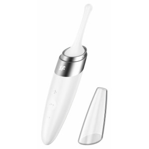 Satisfyer Twirling Delight White – Reîncărcabil, Discret Alb Satisfyer Twirling Delight White – Reîncărcabil, Discret Alb pe Sexlab.ro
