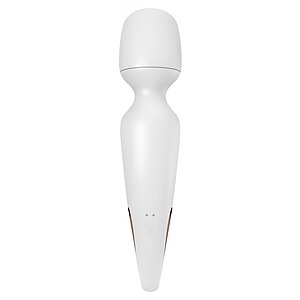 Satisfyer Wand-erland — 50 Programe, IPX7, Reîncărcabil Alb