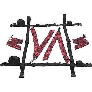 Scandal Set Imobilizare Pat 8 Puncte – Negru CalExotics Scandal Set Imobilizare Pat 8 Puncte – Negru CalExotics pe SexLab