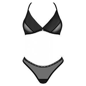 Set 2 Piese Obsessive Latinesa Negru pe SexLab