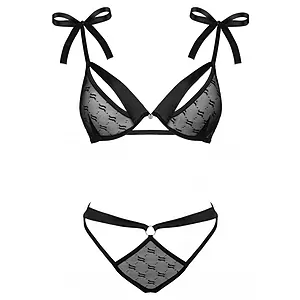 Set 2 Piese Obsessivia Negru Set 2 Piese Obsessivia Negru pe SexLab
