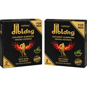 Set 2 x Capsule Premium Diblong 2buc pe Sexlab.ro