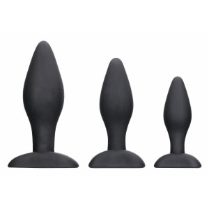 Set 3 Dopuri Anale Apex Negru Set 3 Dopuri Anale Apex Negru pe Sexlab.ro