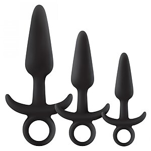 Set 3 Dopuri Anale Renegade Negru pe SexLab