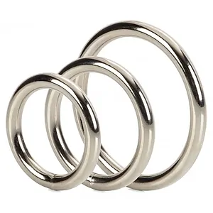 Set 3 Inele Penis Silver Ring Argintiu pe SexLab